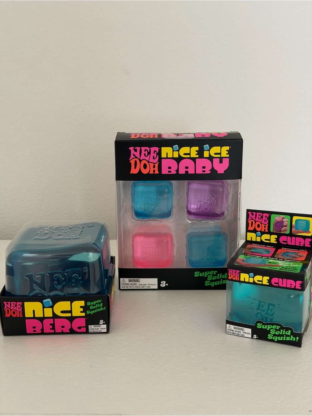 Needoh Nice Berg / Cube Bundle (Set of 3)